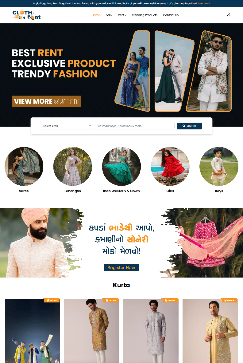 Clothes-On-Rent